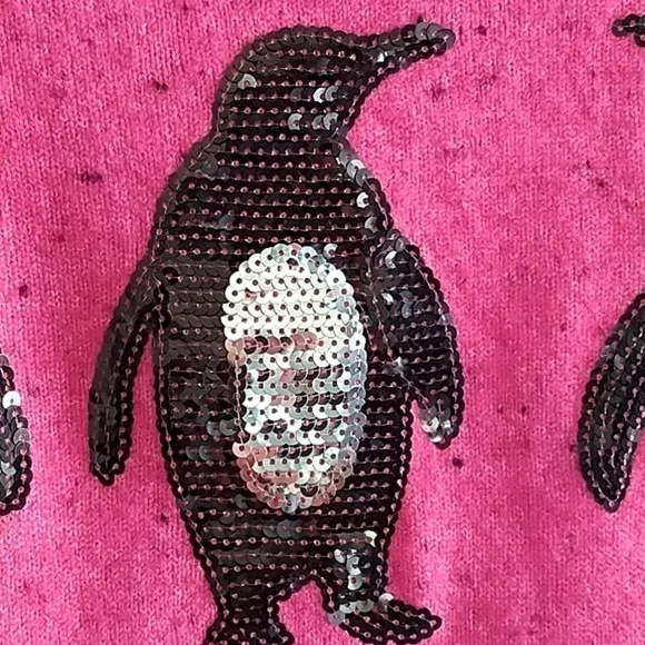 Karen Scott Whismy Penguin Sweater S - Picture 6 of 13